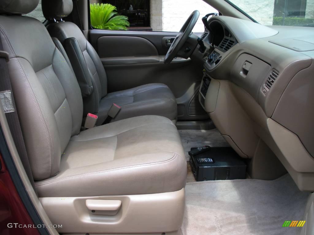 2002 Sienna CE - Vintage Red Pearl / Oak photo #16