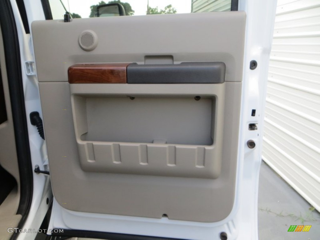 2010 Ford F250 Super Duty Cabela's Edition Crew Cab 4x4 Cabela's Dark Rust/Medium Stone Door Panel Photo #81424475