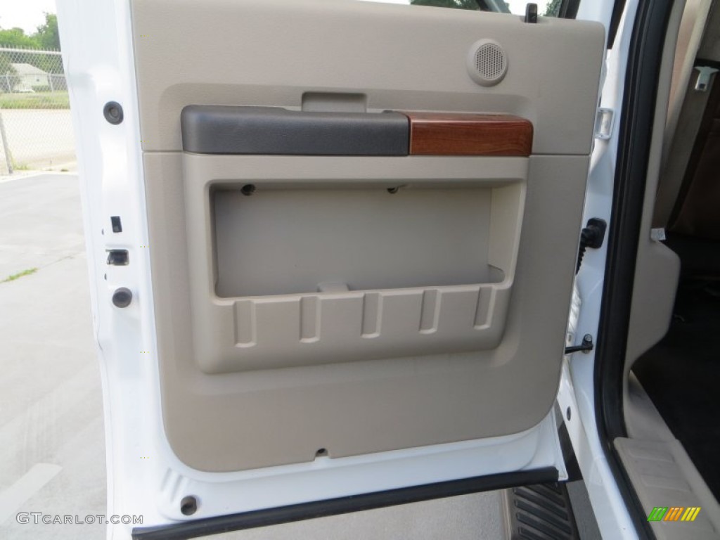 2010 Ford F250 Super Duty Cabela's Edition Crew Cab 4x4 Cabela's Dark Rust/Medium Stone Door Panel Photo #81424531