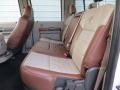 2010 Ford F250 Super Duty Cabela's Dark Rust/Medium Stone Interior Rear Seat Photo