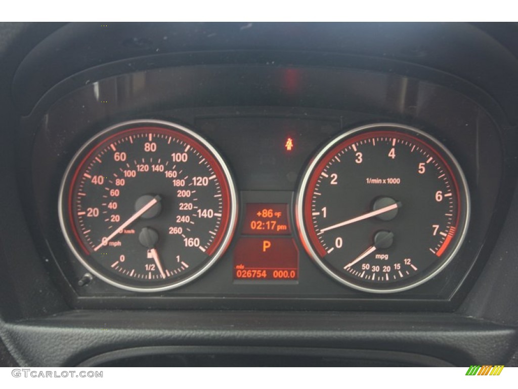 2011 BMW 3 Series 328i Sedan Gauges Photo #81425068