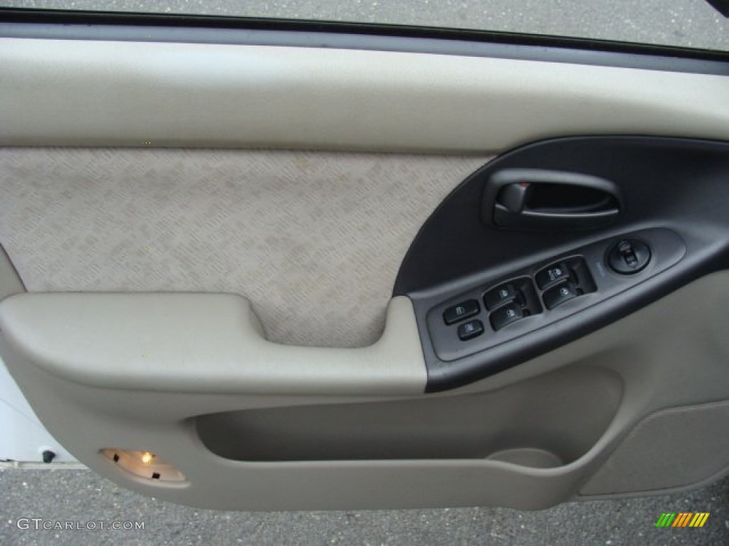 2004 Elantra GLS Sedan - Nordic White / Beige photo #7