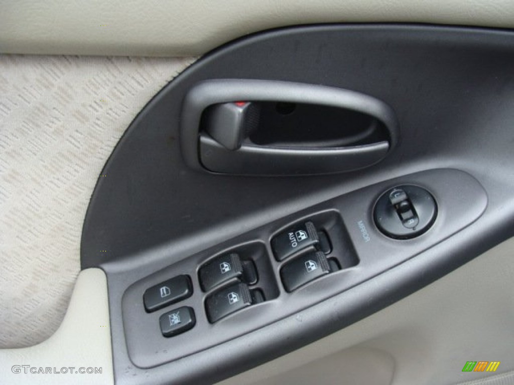 2004 Elantra GLS Sedan - Nordic White / Beige photo #8