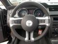 Charcoal Black 2014 Ford Mustang V6 Coupe Steering Wheel