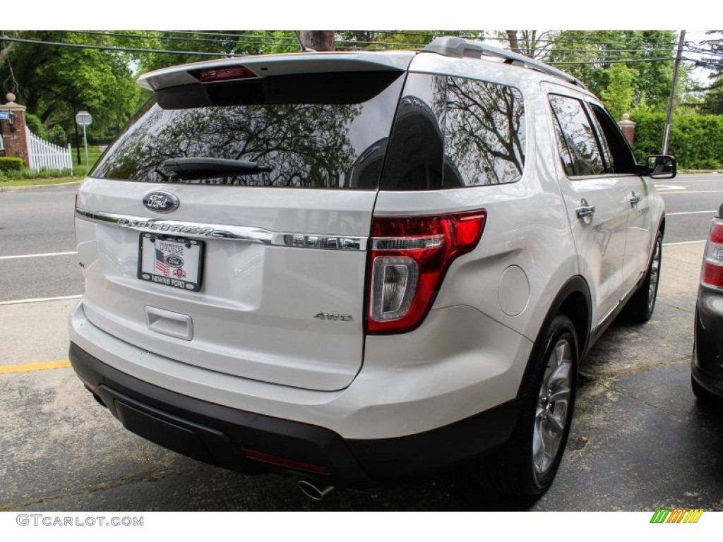 2011 Explorer XLT 4WD - White Platinum Tri-Coat / Medium Light Stone photo #5