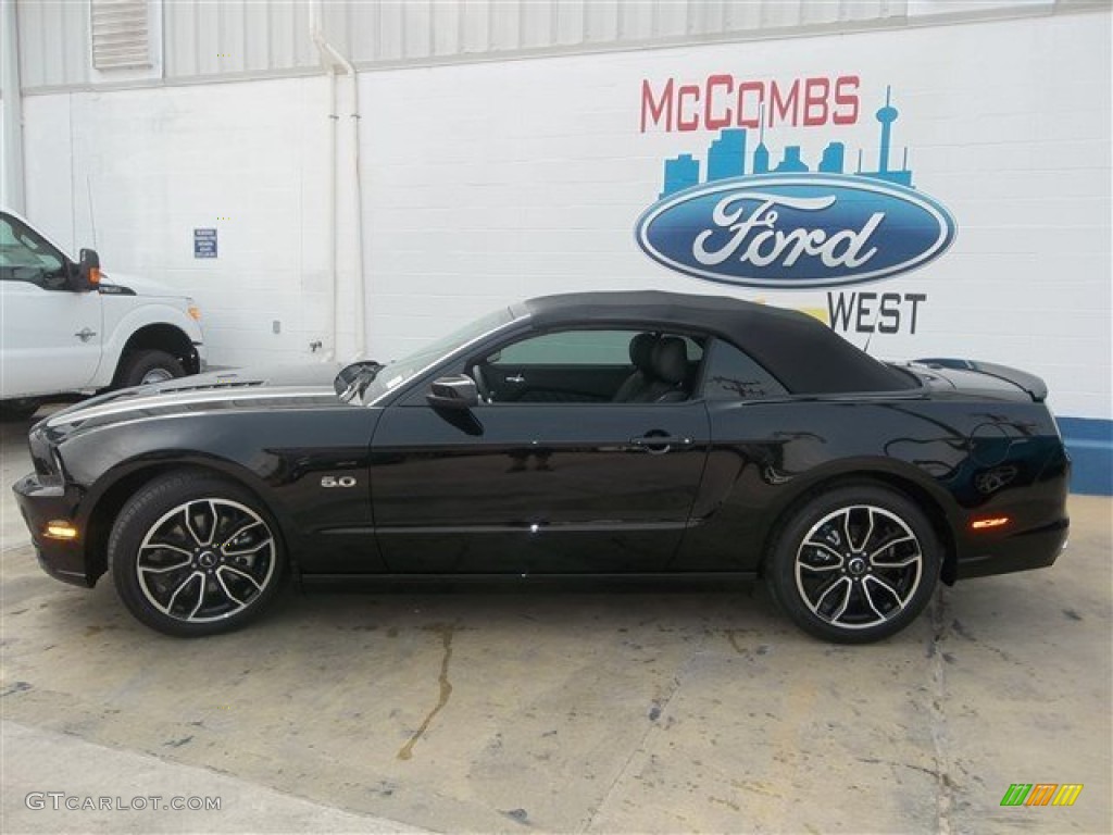 2014 Mustang GT Premium Convertible - Black / Charcoal Black photo #3