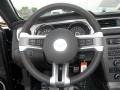 Charcoal Black 2014 Ford Mustang GT Premium Convertible Steering Wheel