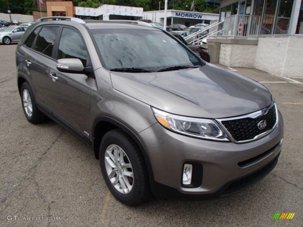 Titanium Silver 2014 Kia Sorento LX V6 AWD Exterior Photo #81427314