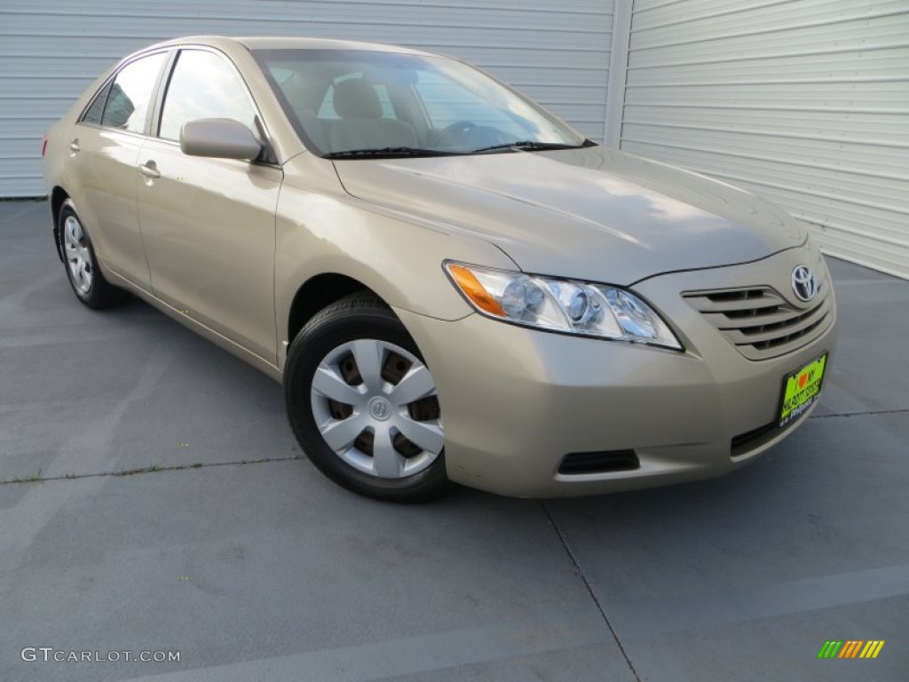 2008 Camry LE V6 - Desert Sand Mica / Bisque photo #1