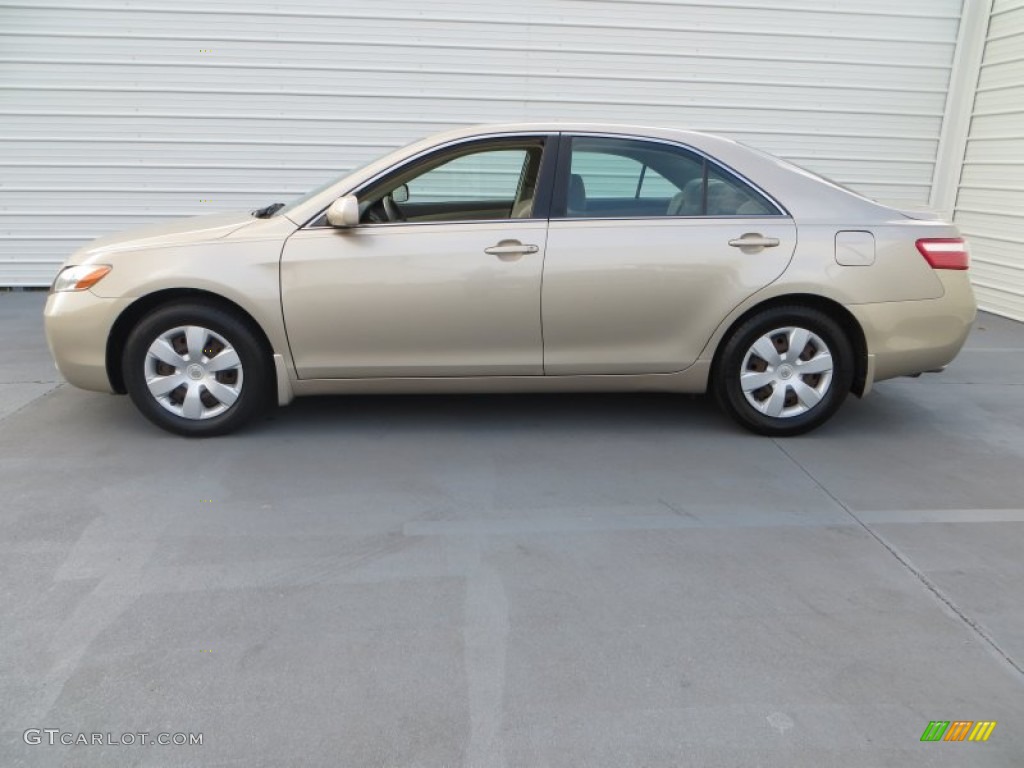 2008 Camry LE V6 - Desert Sand Mica / Bisque photo #6
