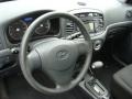 2011 Charcoal Gray Hyundai Accent GL 3 Door  photo #9