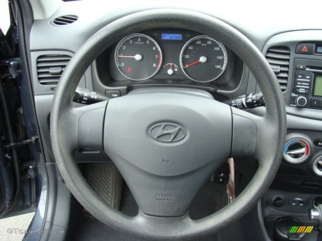 2011 Hyundai Accent GL 3 Door Steering Wheel Photos