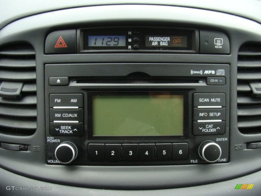 2011 Hyundai Accent GL 3 Door Audio System Photo #81428593