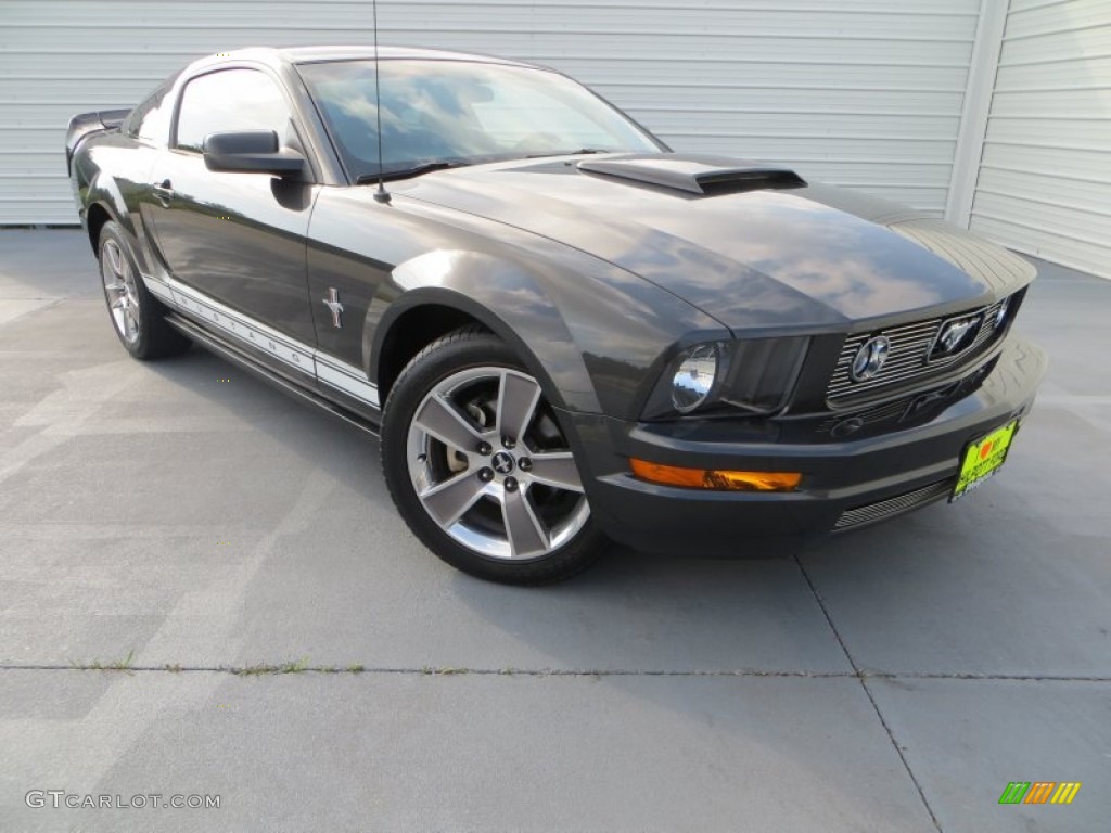 2008 Mustang V6 Premium Coupe - Alloy Metallic / Dark Charcoal photo #1
