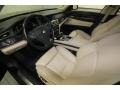 Oyster/Black 2011 BMW 7 Series 740Li Sedan Interior Color