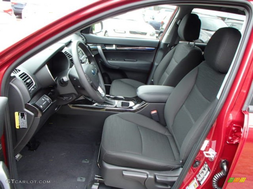 Black Interior 2014 Kia Sorento LX AWD Photo #81428992