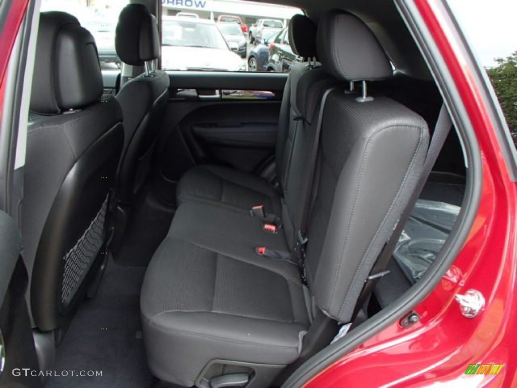 Black Interior 2014 Kia Sorento LX AWD Photo #81429034