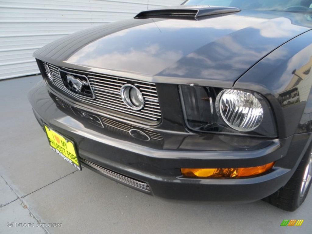 2008 Mustang V6 Premium Coupe - Alloy Metallic / Dark Charcoal photo #13