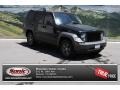 2011 Brilliant Black Crystal Pearl Jeep Liberty Renegade 4x4  photo #1