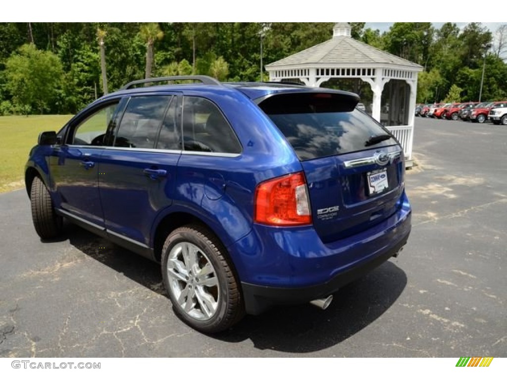 2013 Edge Limited - Deep Impact Blue Metallic / Medium Light Stone photo #7