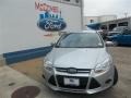 2013 Ingot Silver Ford Focus SE Hatchback  photo #1