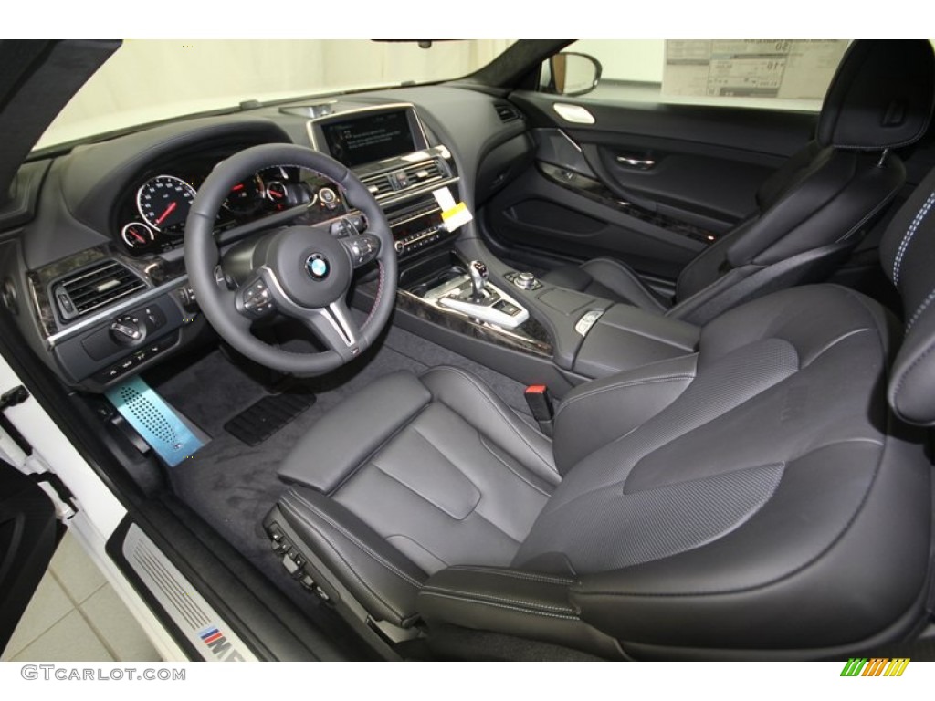 Black Interior 2014 BMW M6 Coupe Photo #81430017
