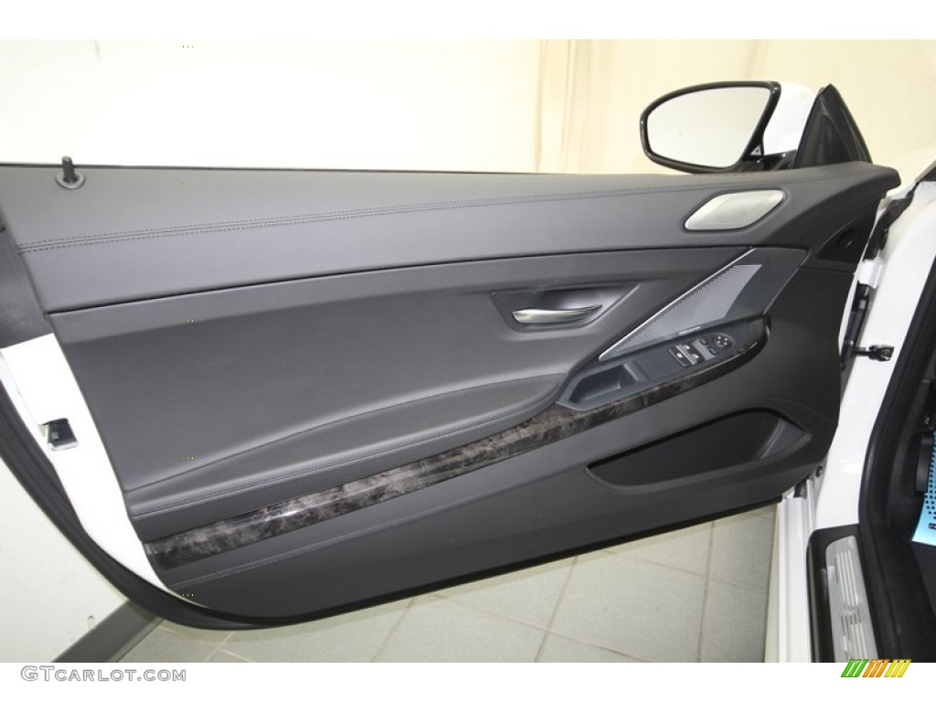 2014 BMW M6 Coupe Black Door Panel Photo #81430060