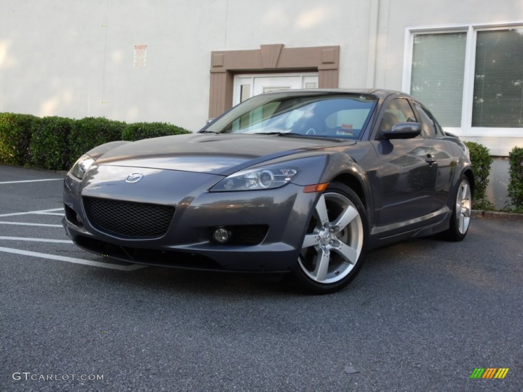 2006 RX-8  - Galaxy Gray Mica / Black photo #2