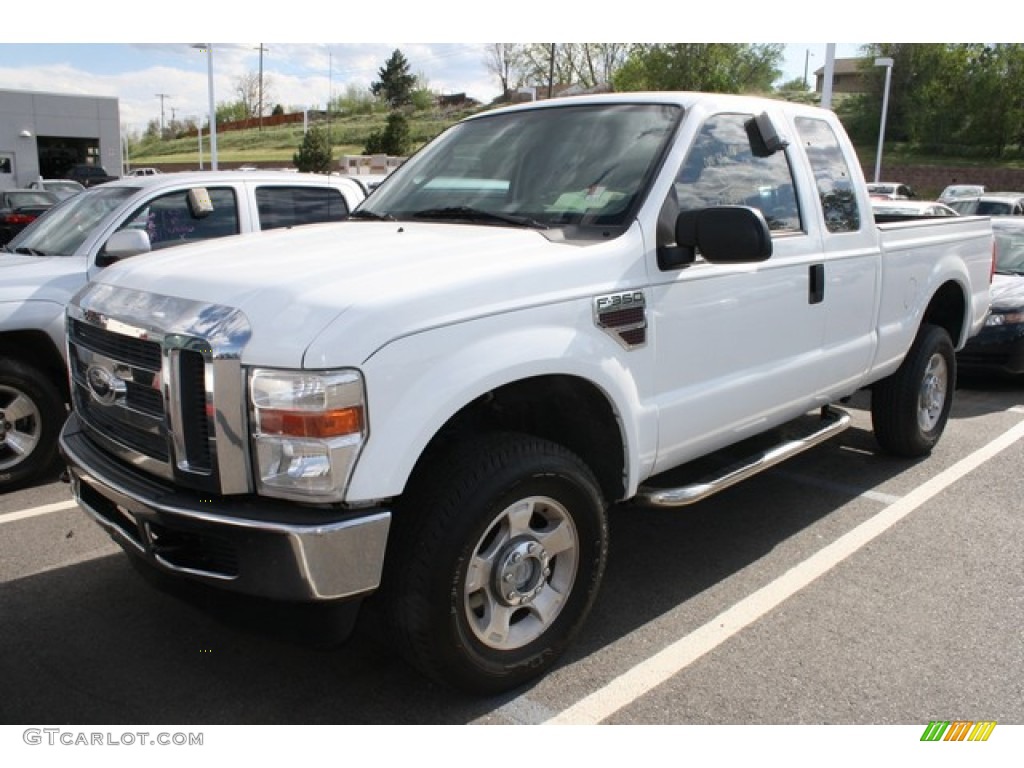 Oxford White 2008 Ford F350 Super Duty XLT SuperCab 4x4 Exterior Photo #81430285