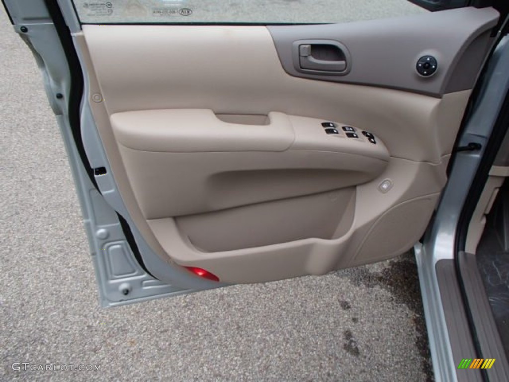 2014 Kia Sedona LX Beige Door Panel Photo #81430311