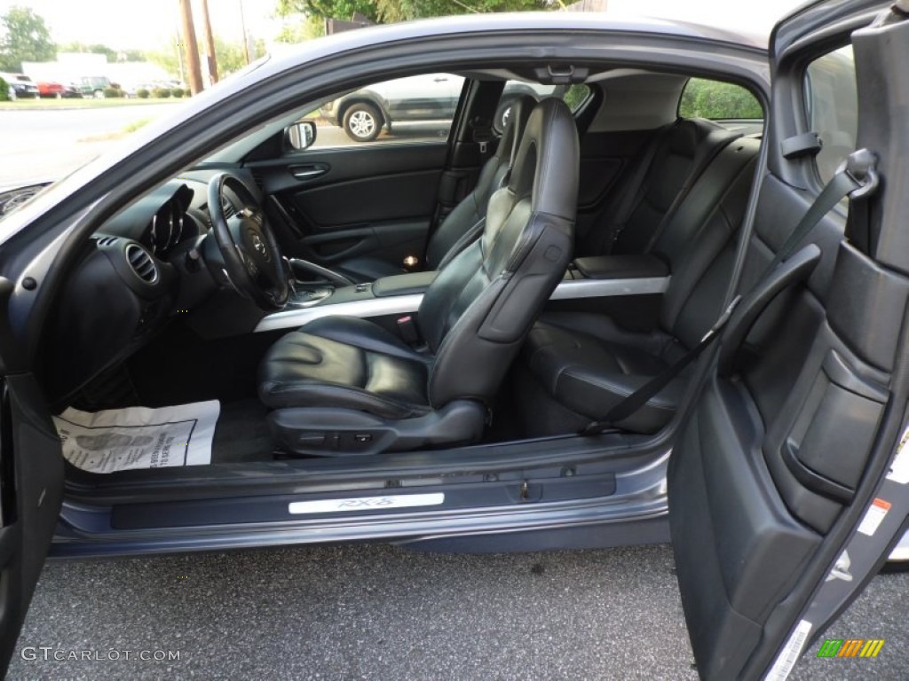 Black Interior 2006 Mazda RX-8 Standard RX-8 Model Photo #81430677