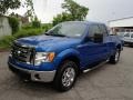 2009 Blue Flame Metallic Ford F150 XLT SuperCab 4x4  photo #4