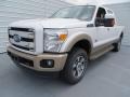 2013 White Platinum Tri-Coat Ford F250 Super Duty King Ranch Crew Cab 4x4  photo #7