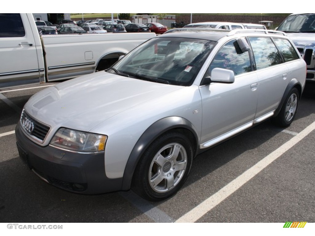 Light Silver Metallic 2002 Audi Allroad 2.7T quattro Exterior Photo #81433392