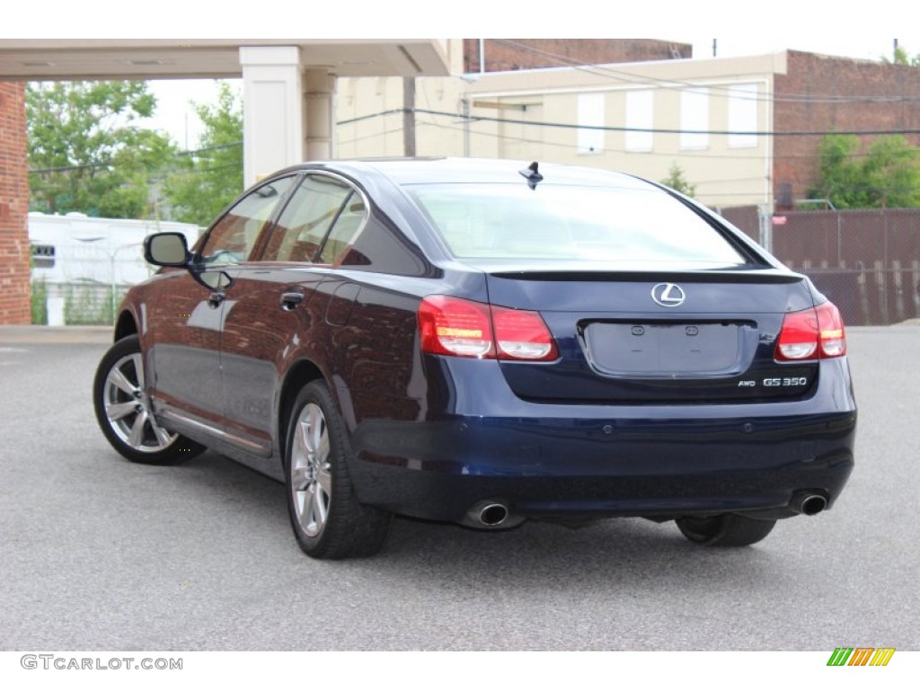 2011 GS 350 AWD - Deep Sea Blue Mica / Parchment/Birds Eye Maple photo #2