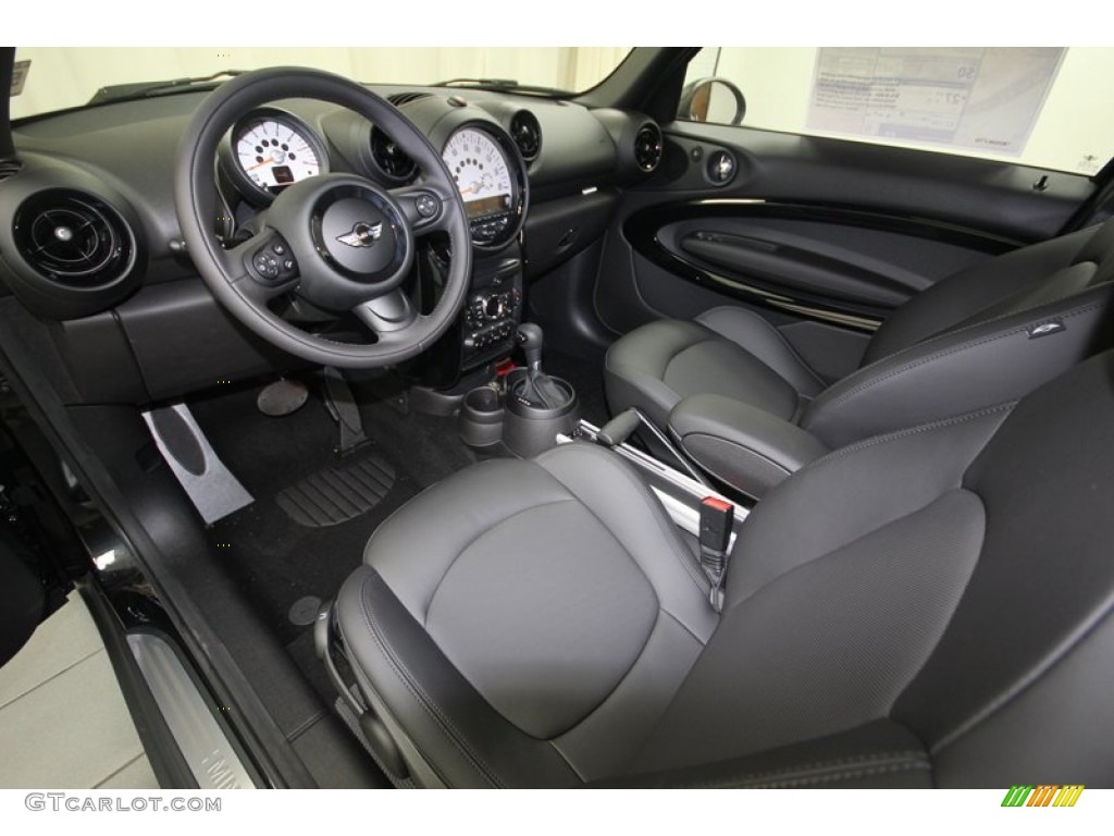 Carbon Black Interior 2013 Mini Cooper Paceman Photo #81433545