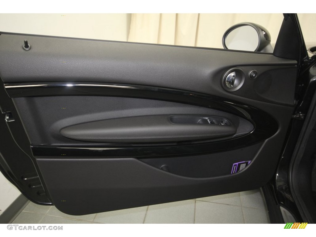 2013 Mini Cooper Paceman Carbon Black Door Panel Photo #81433576