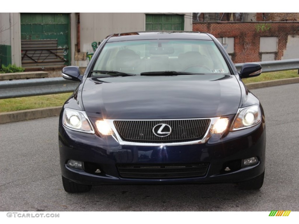 2011 GS 350 AWD - Deep Sea Blue Mica / Parchment/Birds Eye Maple photo #8