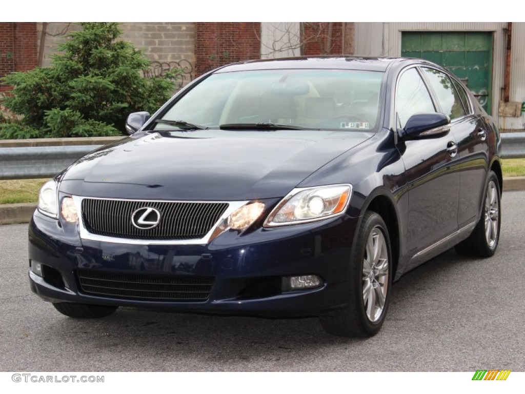 2011 GS 350 AWD - Deep Sea Blue Mica / Parchment/Birds Eye Maple photo #9