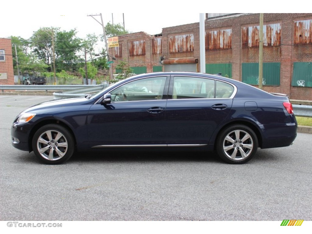 2011 GS 350 AWD - Deep Sea Blue Mica / Parchment/Birds Eye Maple photo #10