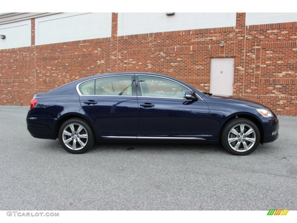 2011 GS 350 AWD - Deep Sea Blue Mica / Parchment/Birds Eye Maple photo #14