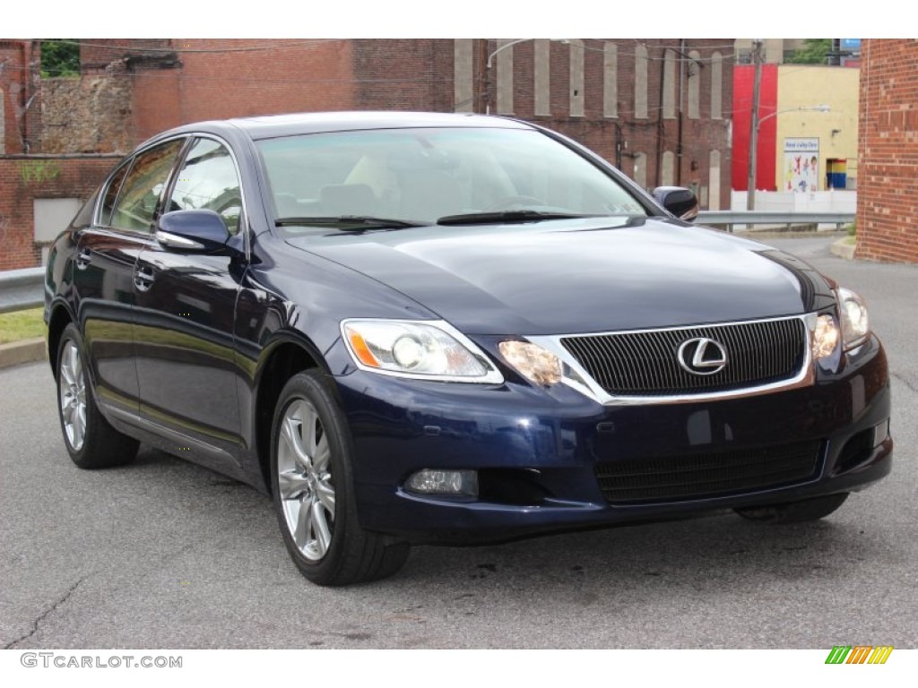 2011 GS 350 AWD - Deep Sea Blue Mica / Parchment/Birds Eye Maple photo #15