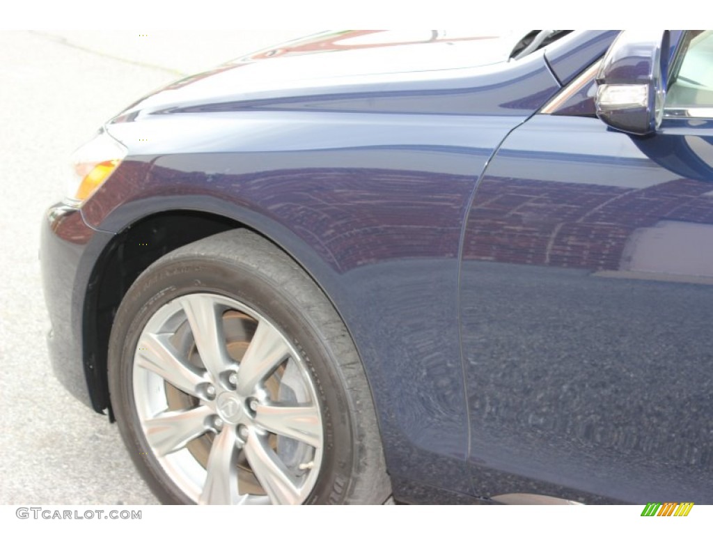 2011 GS 350 AWD - Deep Sea Blue Mica / Parchment/Birds Eye Maple photo #16