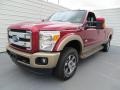 2013 Ruby Red Metallic Ford F250 Super Duty King Ranch Crew Cab 4x4  photo #7