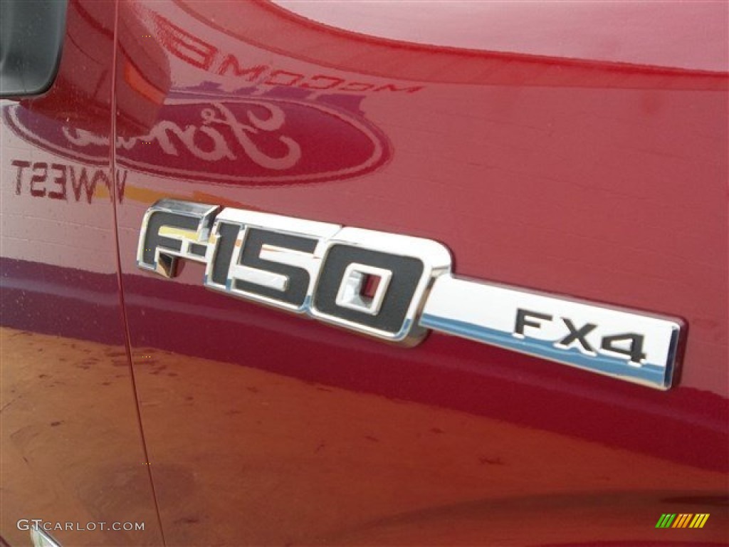 2013 F150 FX4 SuperCrew 4x4 - Ruby Red Metallic / Black photo #10