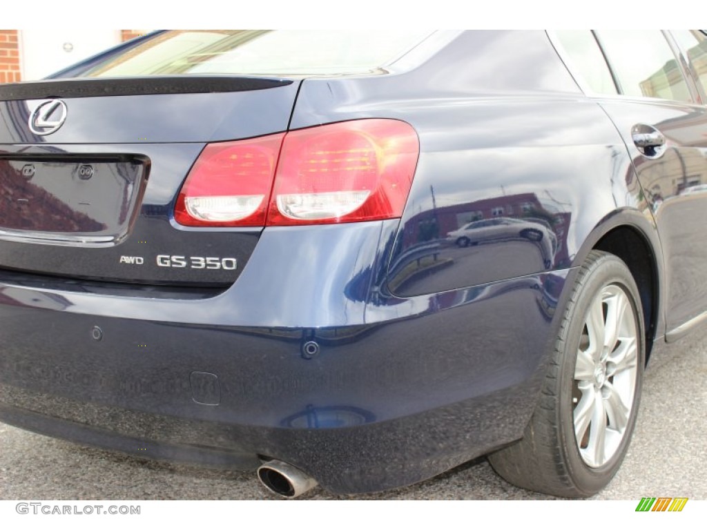 2011 GS 350 AWD - Deep Sea Blue Mica / Parchment/Birds Eye Maple photo #23