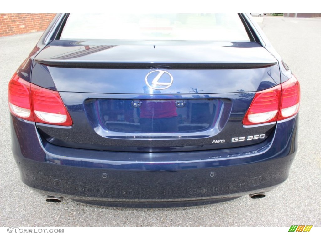 2011 GS 350 AWD - Deep Sea Blue Mica / Parchment/Birds Eye Maple photo #24