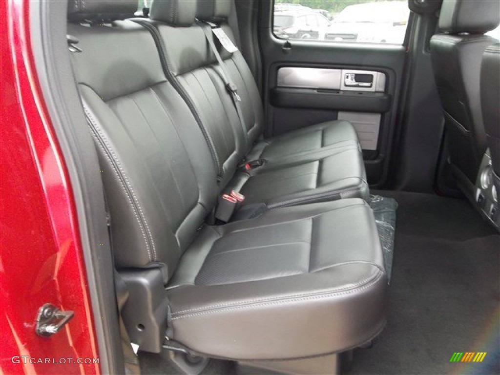 2013 Ford F150 FX4 SuperCrew 4x4 Rear Seat Photo #81434064
