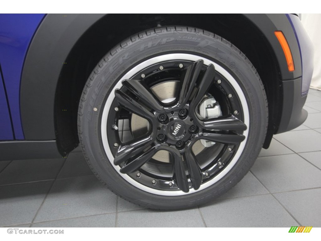 2013 Cooper S Paceman ALL4 AWD - Starlight Blue Metallic / Carbon Black photo #7