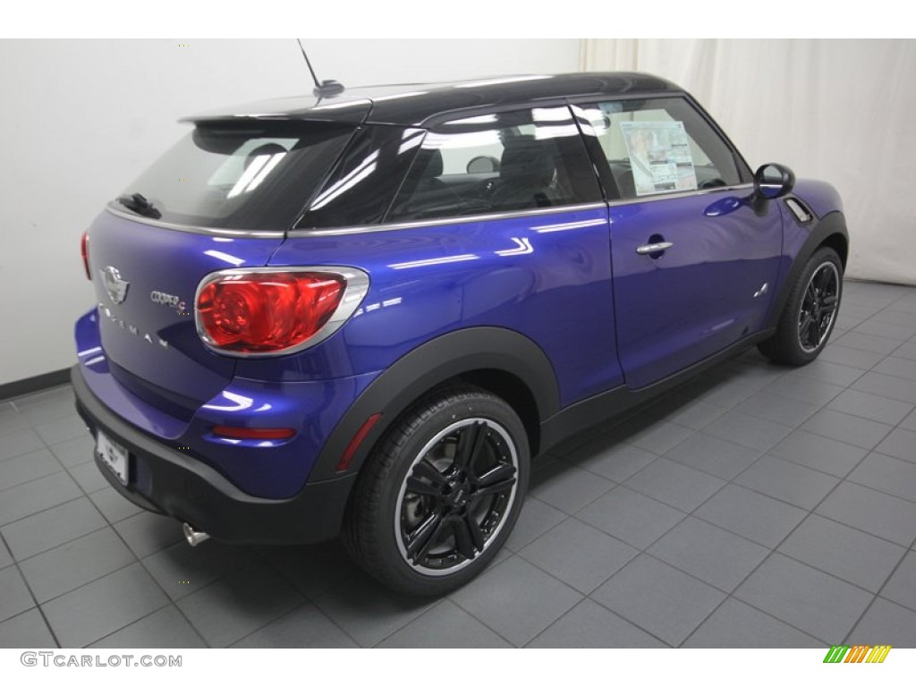 2013 Cooper S Paceman ALL4 AWD - Starlight Blue Metallic / Carbon Black photo #8